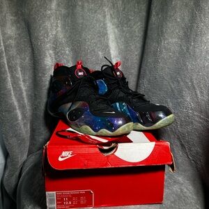 Nike Zoom Rookie Galaxy Athletic Shoes - Black and Multicolor